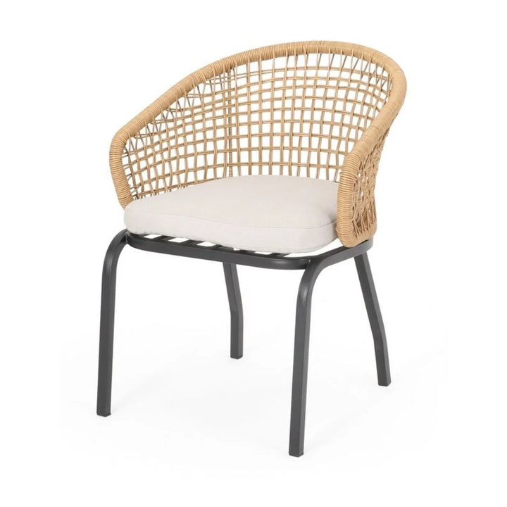 Clementine 3 Piece Garden Outdoor Rope Patio Set