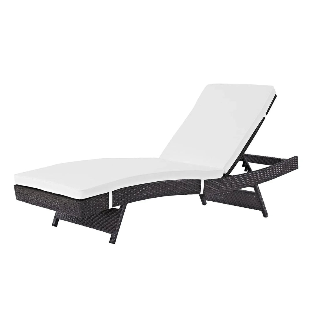 Hilda Outdoor Rattan Wicker Chaise Lounger For Poolside