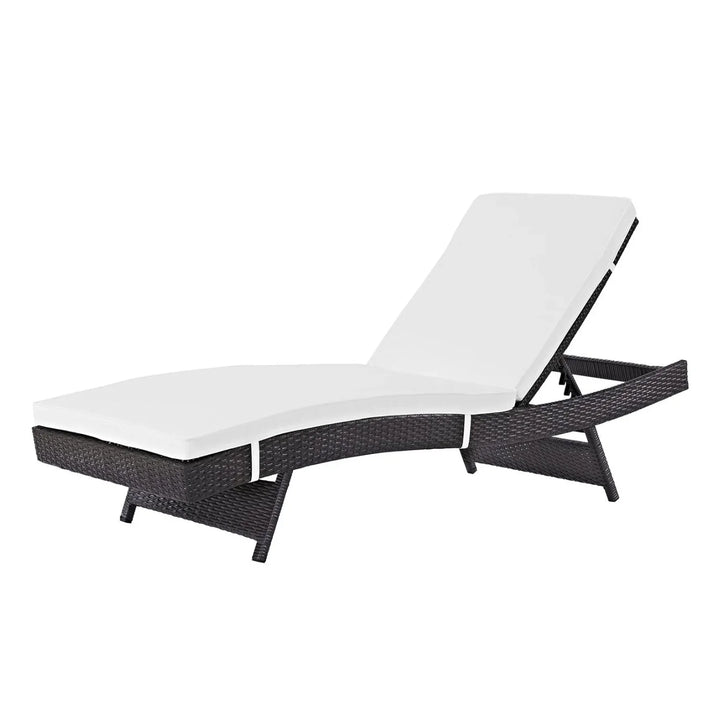 Hilda Outdoor Rattan Wicker Chaise Lounger For Poolside