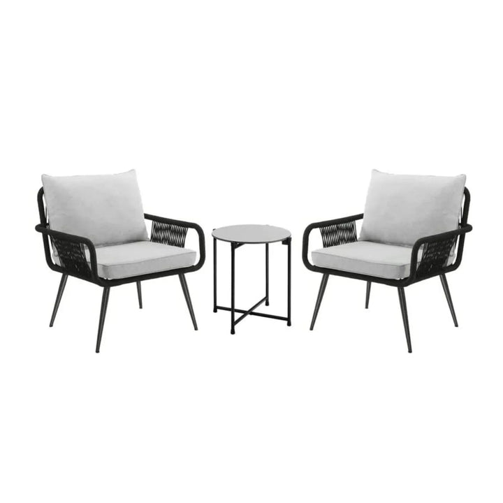 Catalina 3-Piece Rope Patio Set - Perfect for Outdoor Entertaining