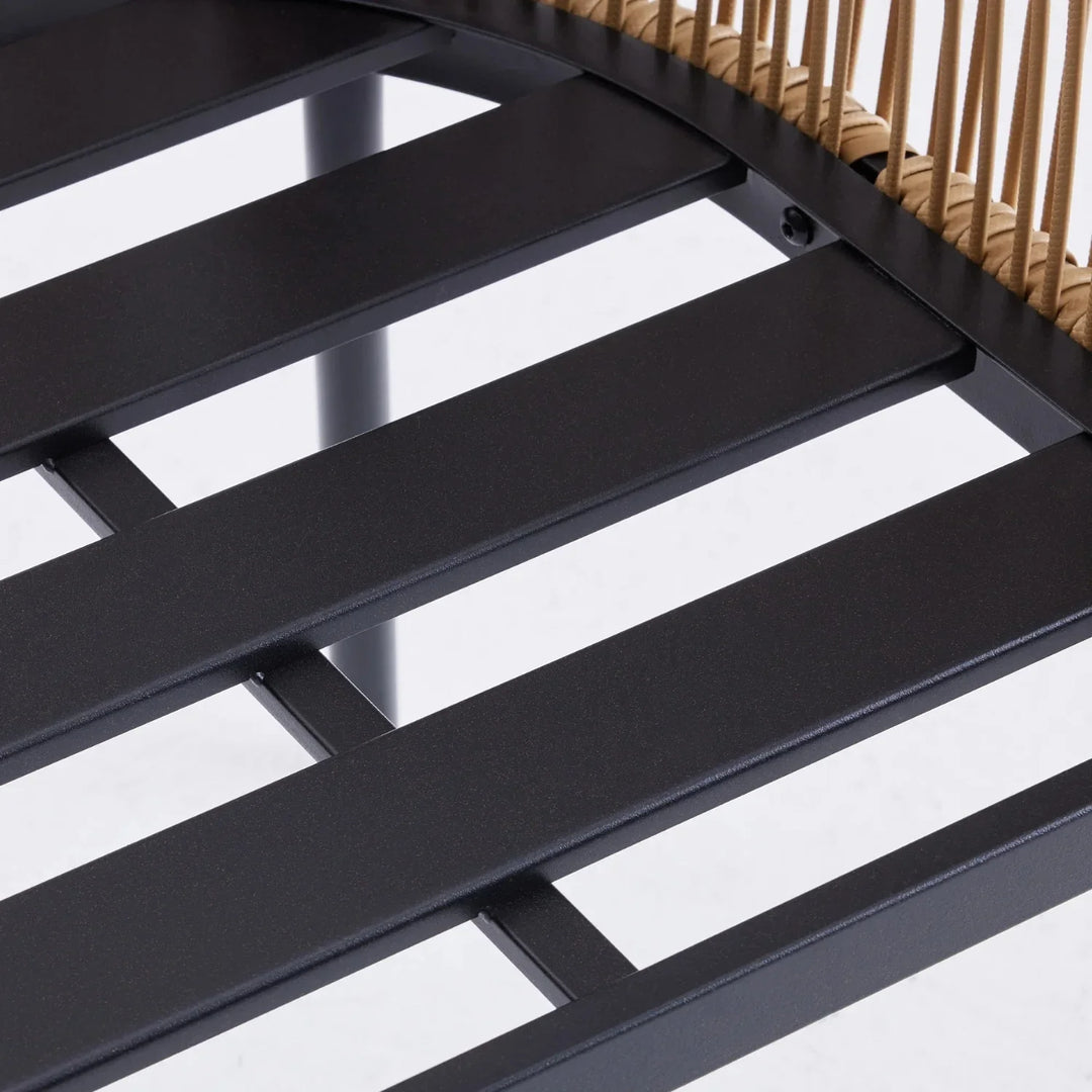 Lian 2-Piece Outdoor Rope Patio Dining Chairs