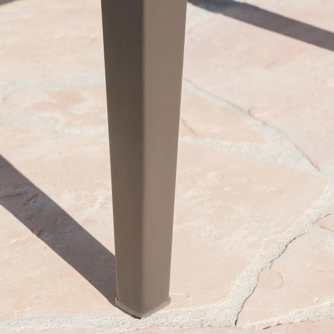 Thembi 9-Piece Outdoor Rattan Wicker Square Dining Set