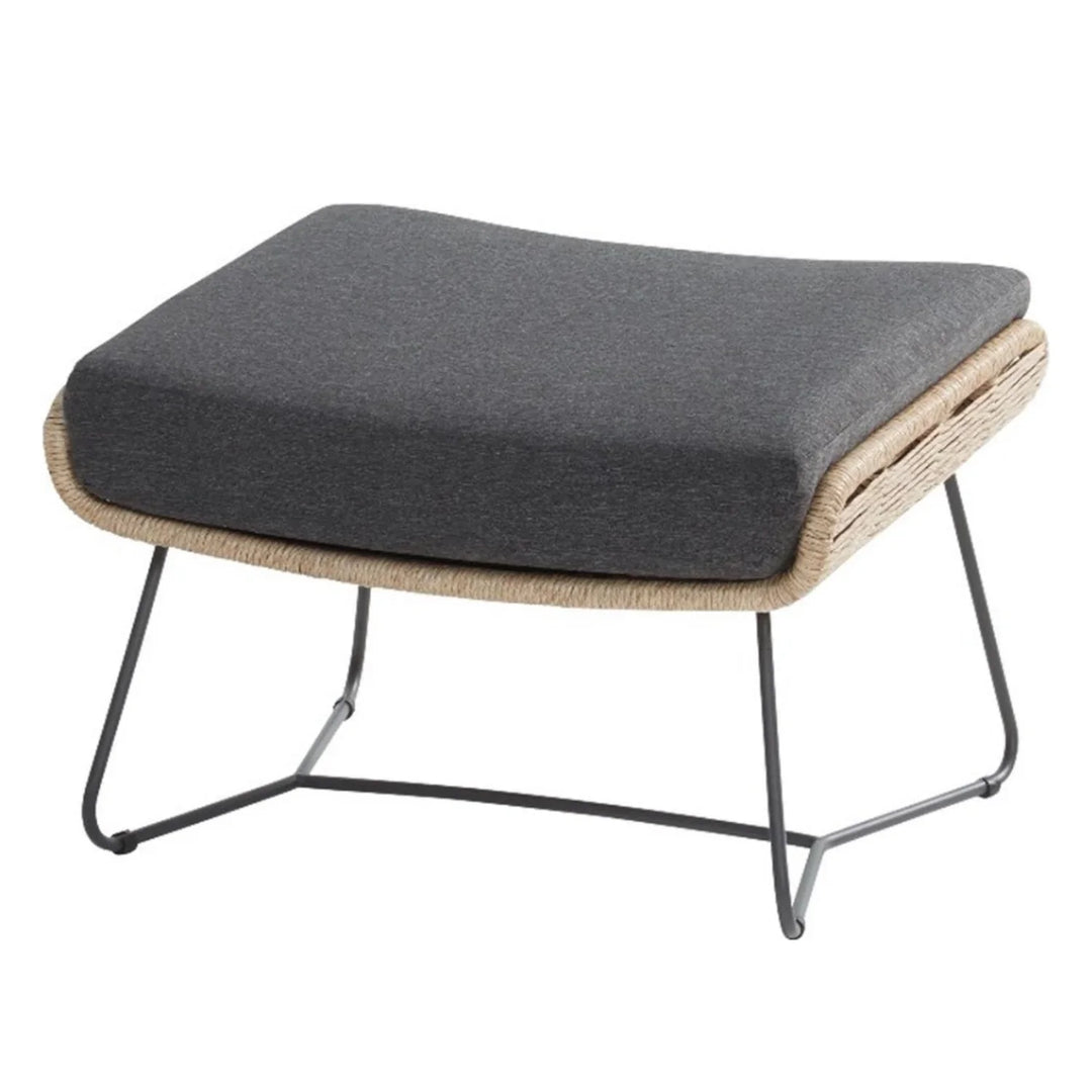 Lamees Outdoor All-Weather Rope Footstool