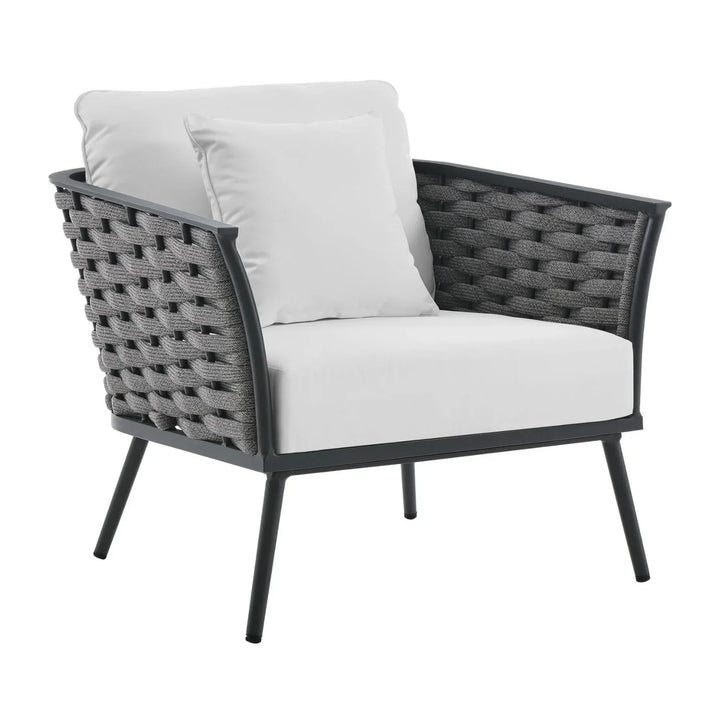 Tomoko 6-Piece Outdoor Rope Sofa Set (Grey & White)