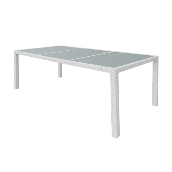 Seraphina 9-Piece Outdoor Rattan Wicker Dinning Table Set