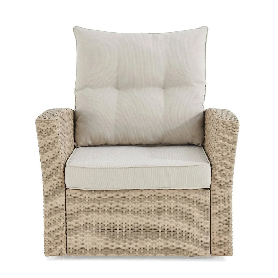 Hajar Outdoor All-Weather Wicker Single Seater Sofa