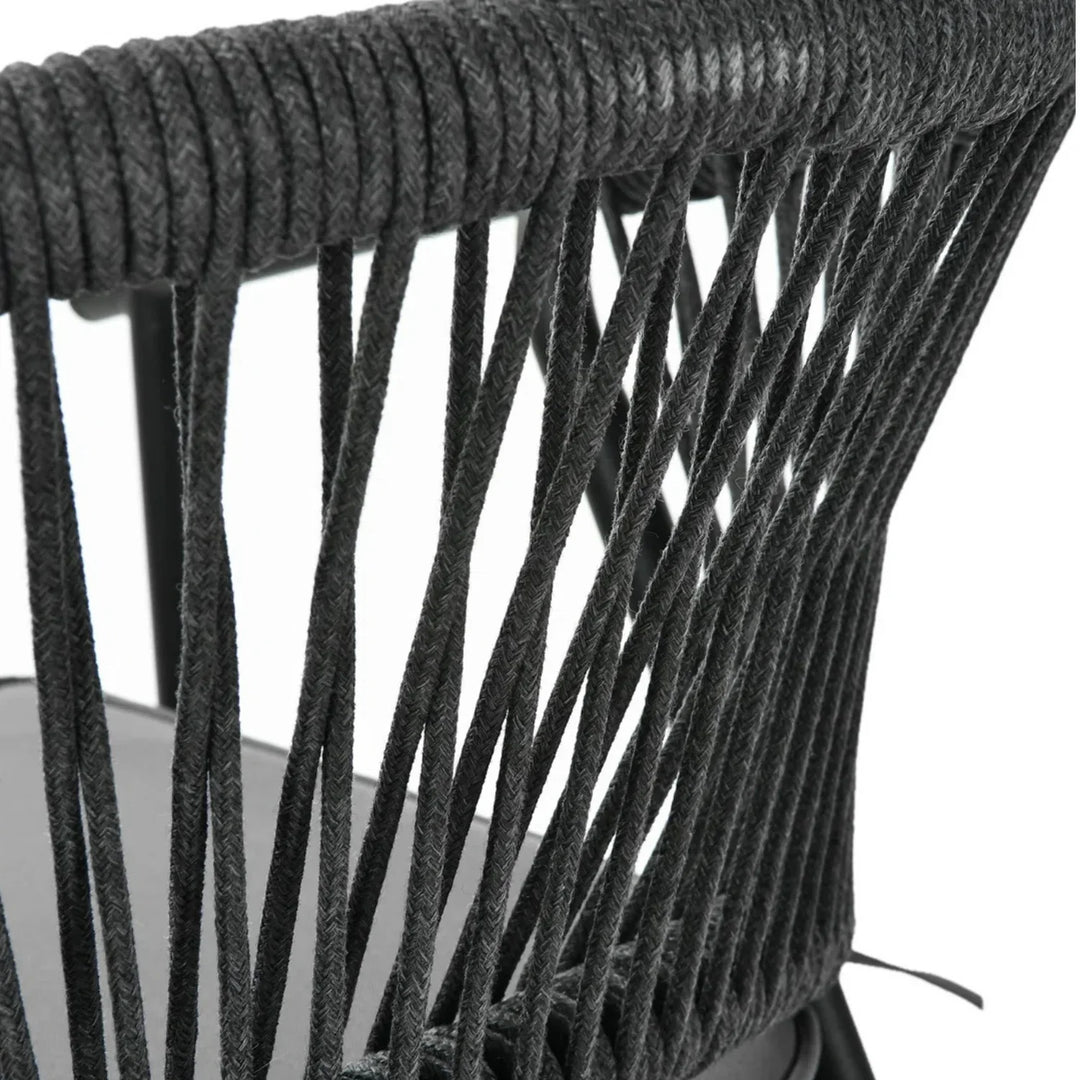 Shiori 4-Piece Outdoor Rope Patio Dining Chairs