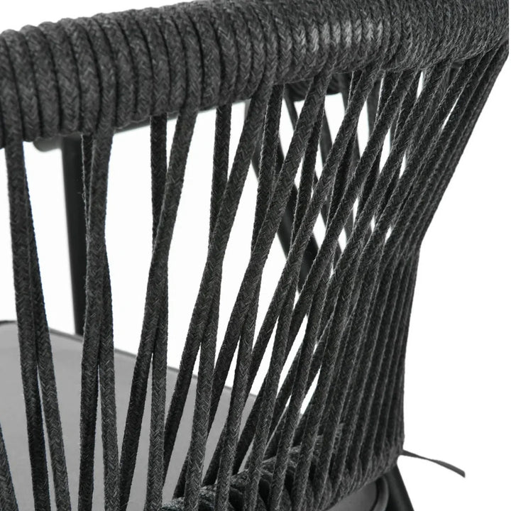 Shiori 4-Piece Outdoor Rope Patio Dining Chairs