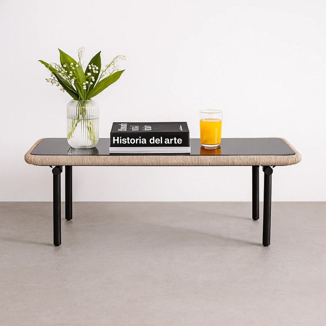 Tapasya Outdoor 4-Piece Rope Conversation Sofa Set