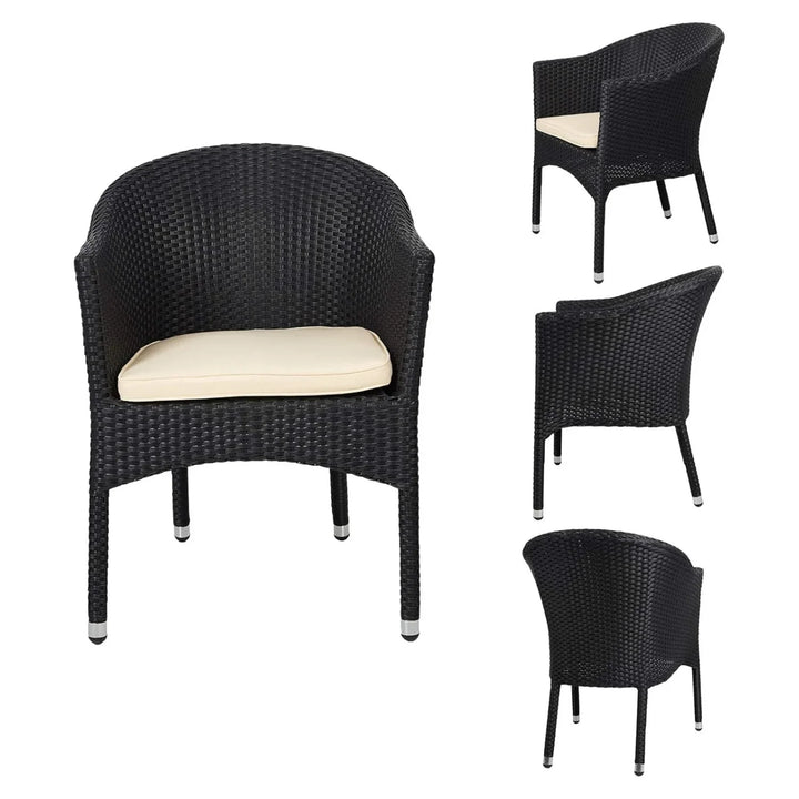 Ishani 3-Piece Outdoor Rattan Wicker Patio Set