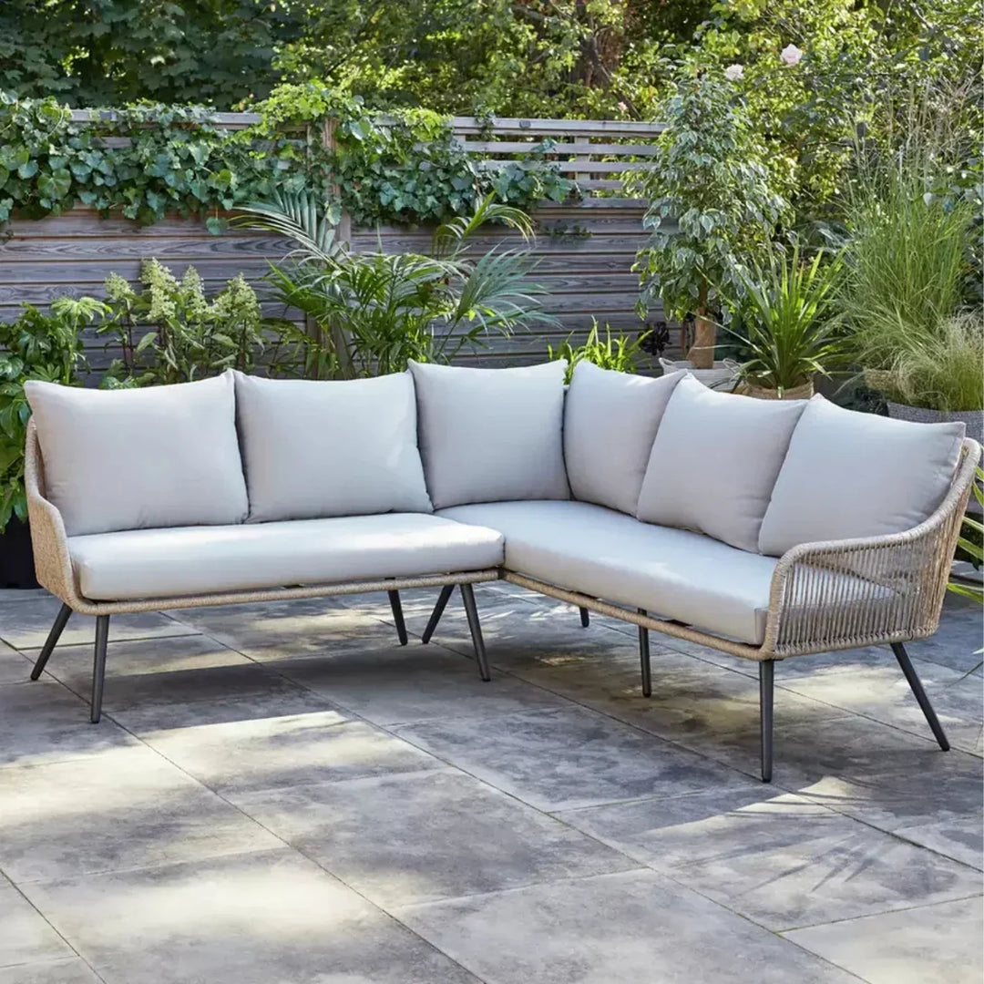 Brielle L-Shape Outdoor Rope Sofa Set