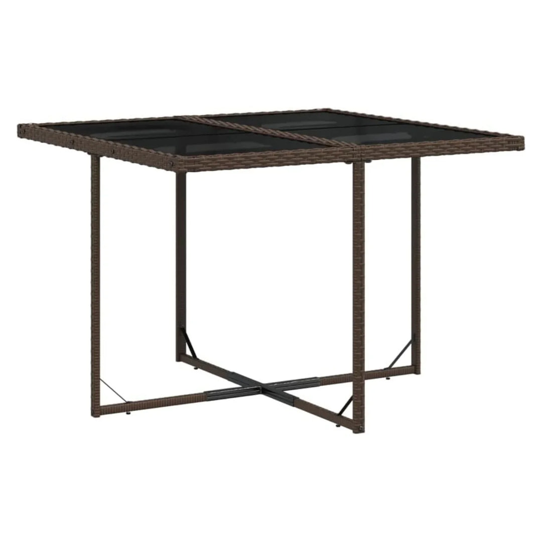 Marit Outdoor Rattan Wicker Dinning Set 9-Piece