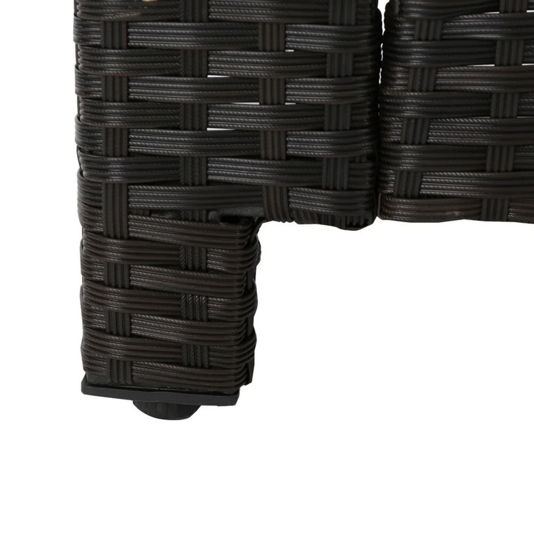 Ulfah Outdoor All-Weather Wicker 3-Seater Sofa