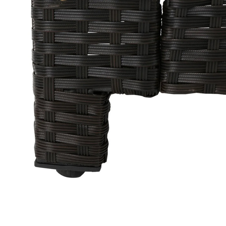 Ulfah Outdoor All-Weather Wicker 3-Seater Sofa