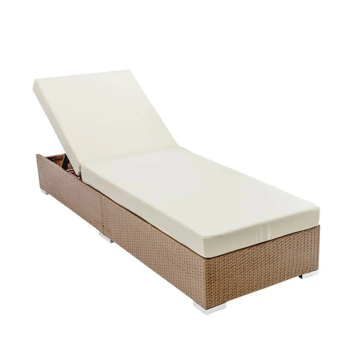 Yamini Outdoor 2-Piece Chaise Lounge Chair with Adjustable Settings and Cushions