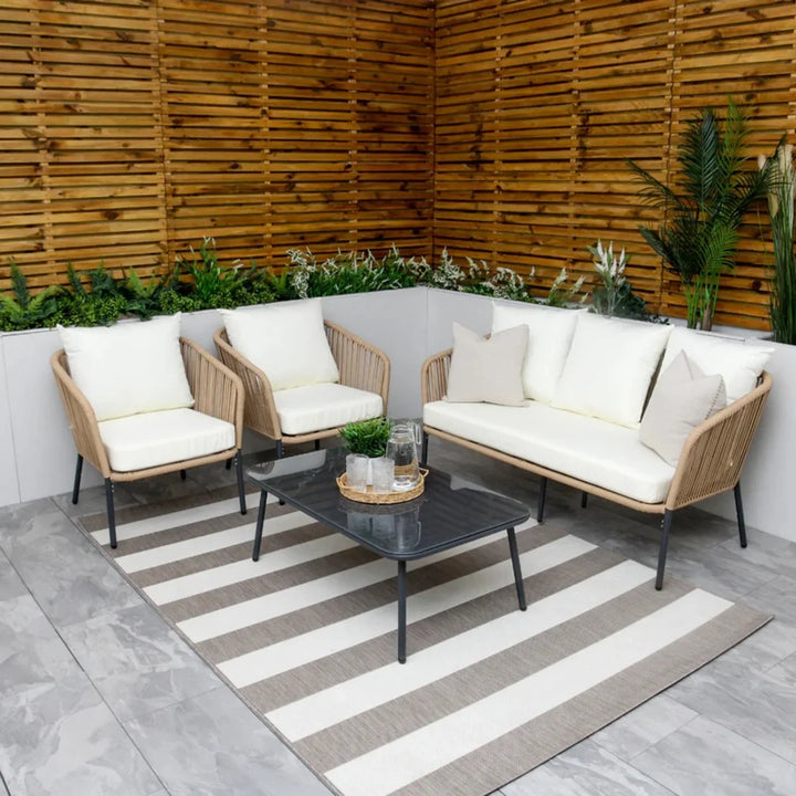 Madison 5-Seater Outdoor All-Weather Rope Sofa Set