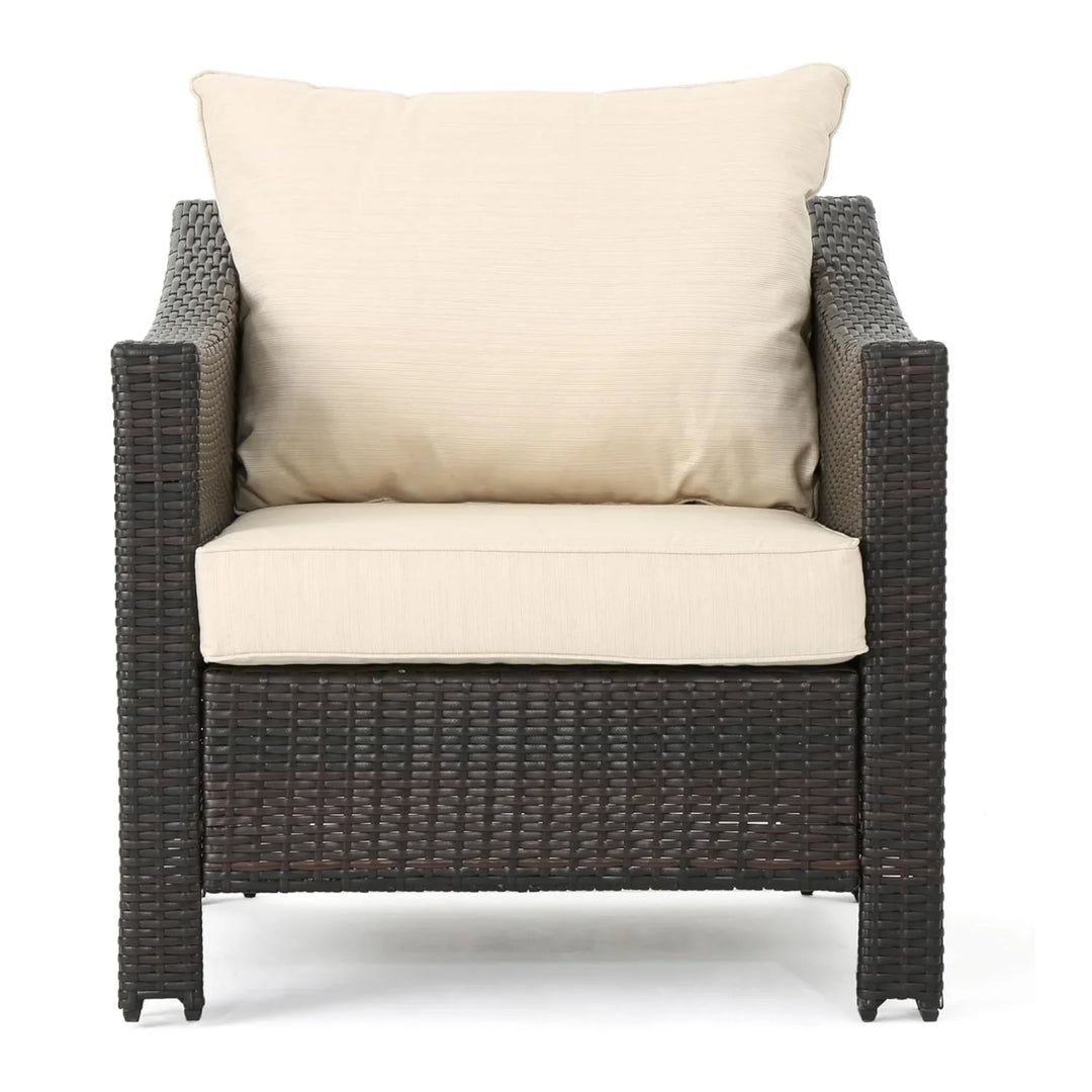 Ai Diya 1-Piece Outdoor Wicker Single Seater Sofa