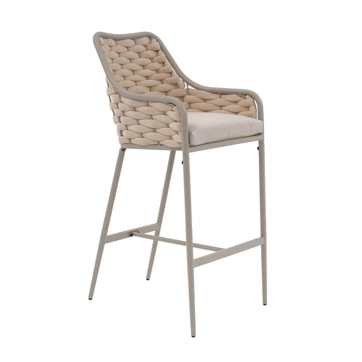 Rika 2-Piece Outdoor Rope Bar Chairs – Stylish Comfort Built to Last