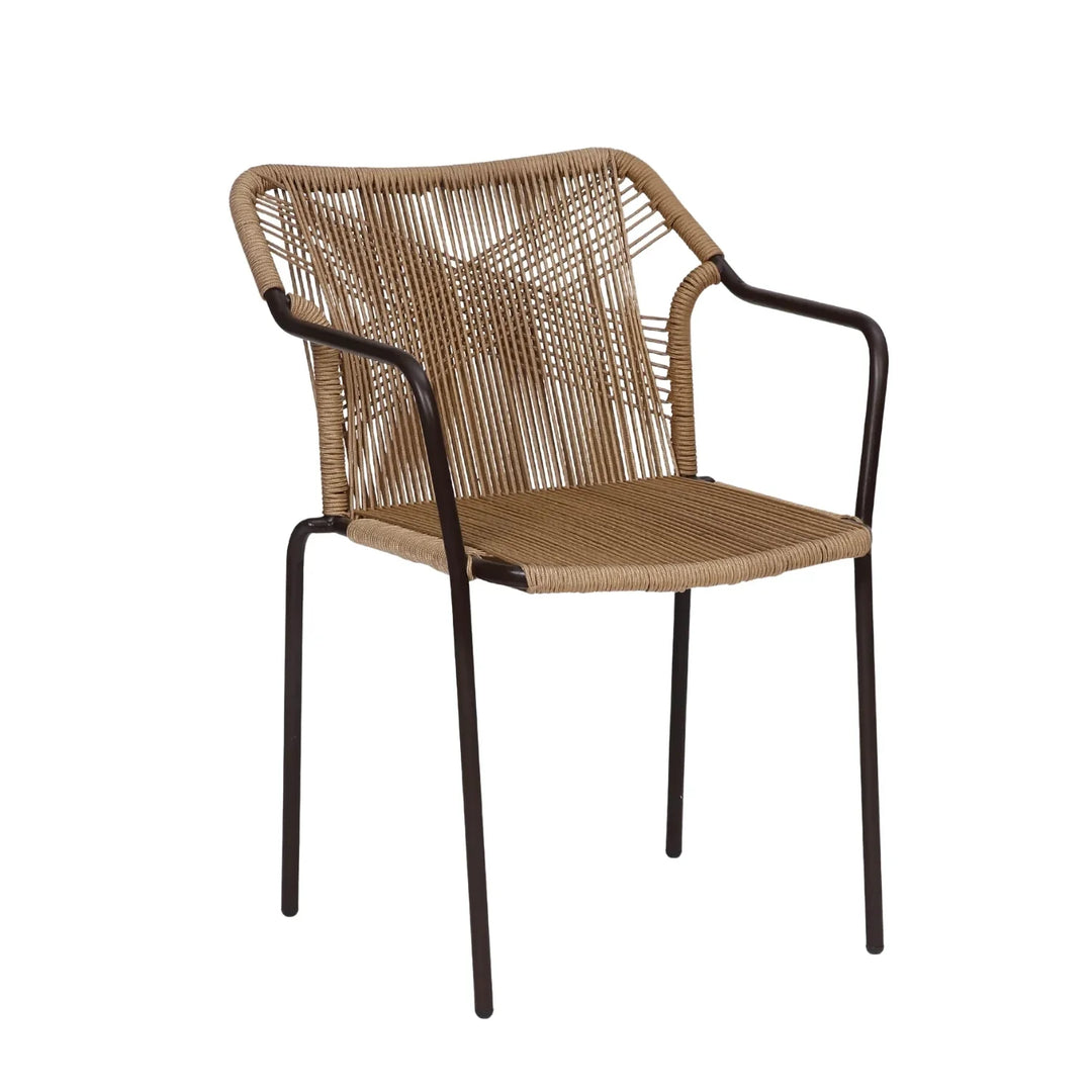 Rania 3-Piece Outdoor Beige Rope Patio Set