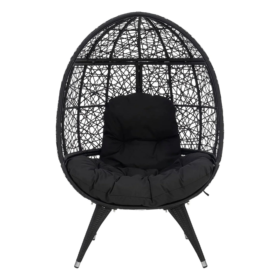 Wafaa Outdoor All-Weather Wicker Egg Chair