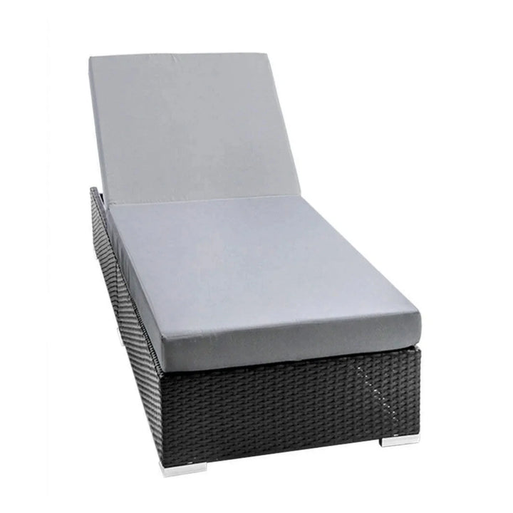 Zoya Outdoor 2-Piece Chaise Lounge Chair with Adjustable Settings and Cushions