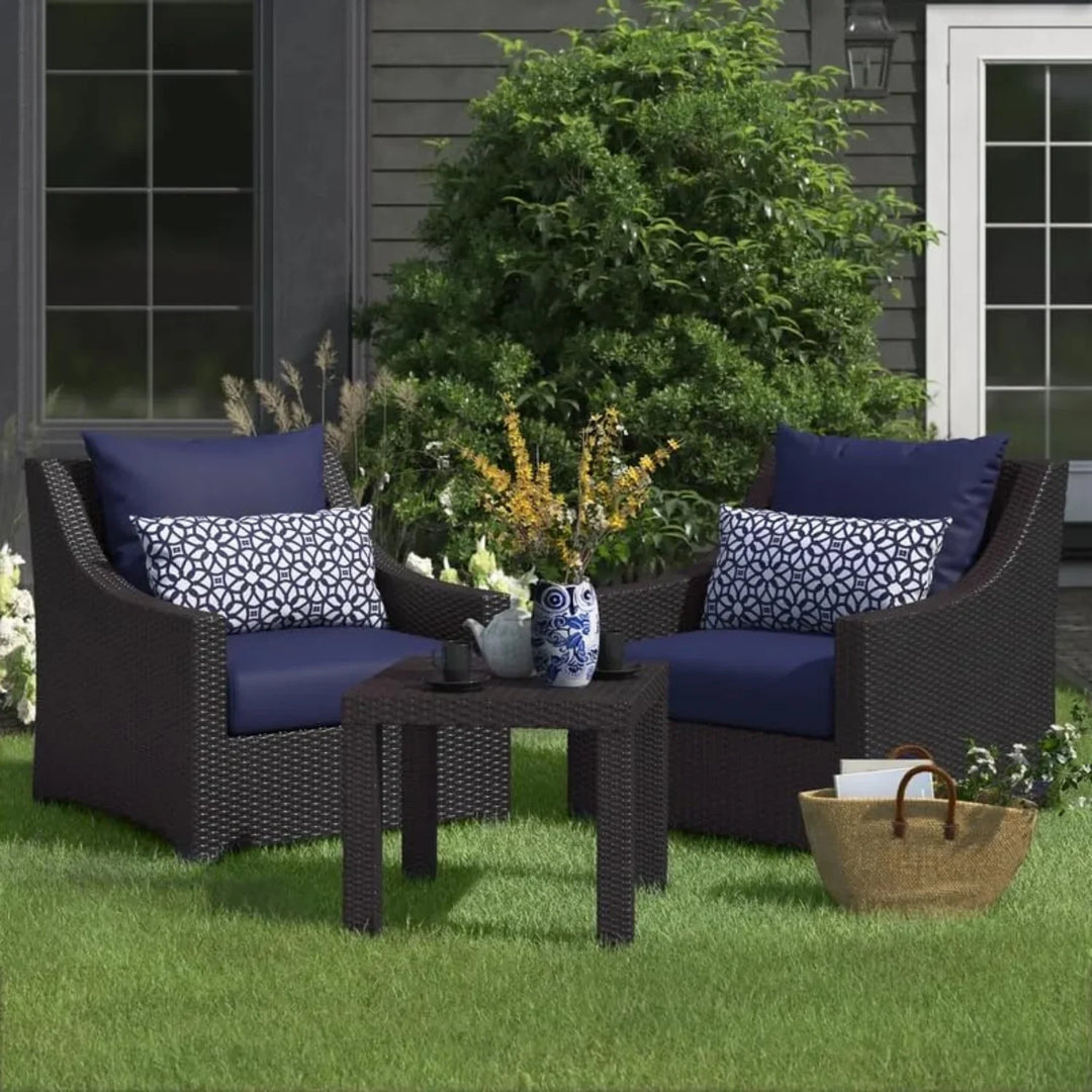 Dolores 3-Piece Outdoor Rattan Wicker Patio Set