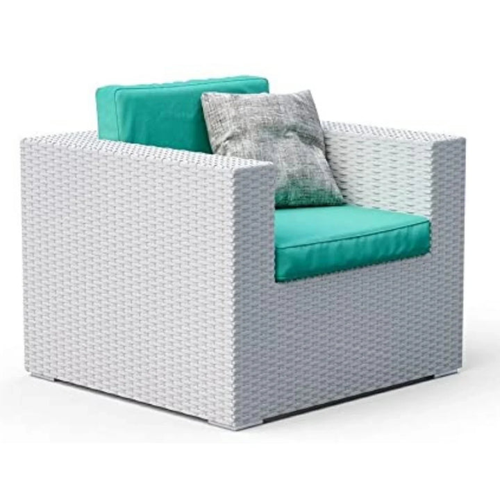 Tanvi 1-Piece Outdoor Wicker Single Seater Sofa