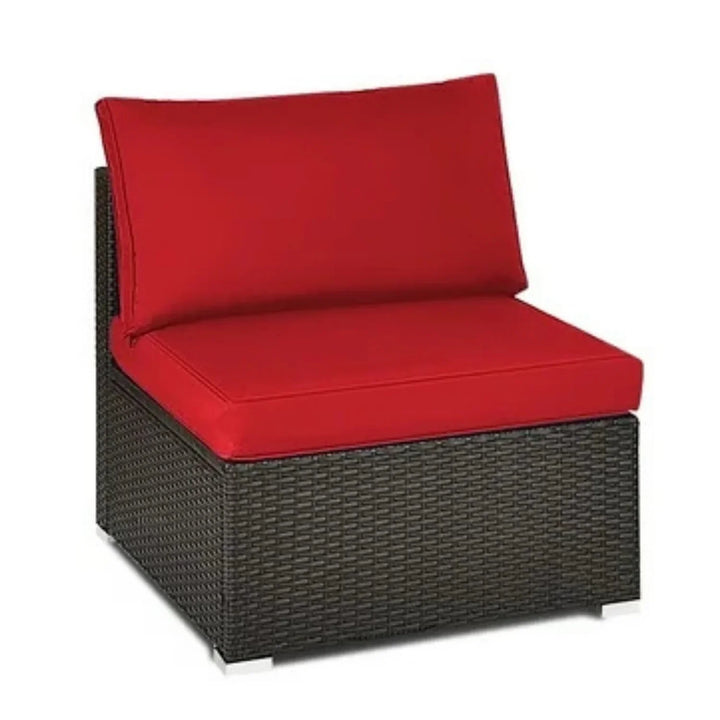Selene 2-Piece Outdoor Wicker Armless Sofa