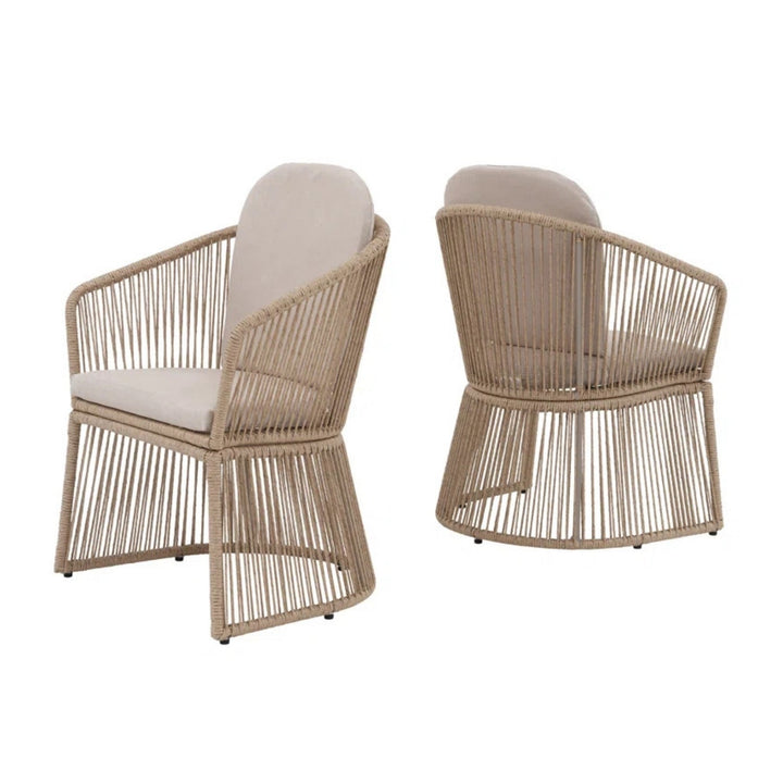 Soledad 2-Piece Outdoor Rope Patio Chairs