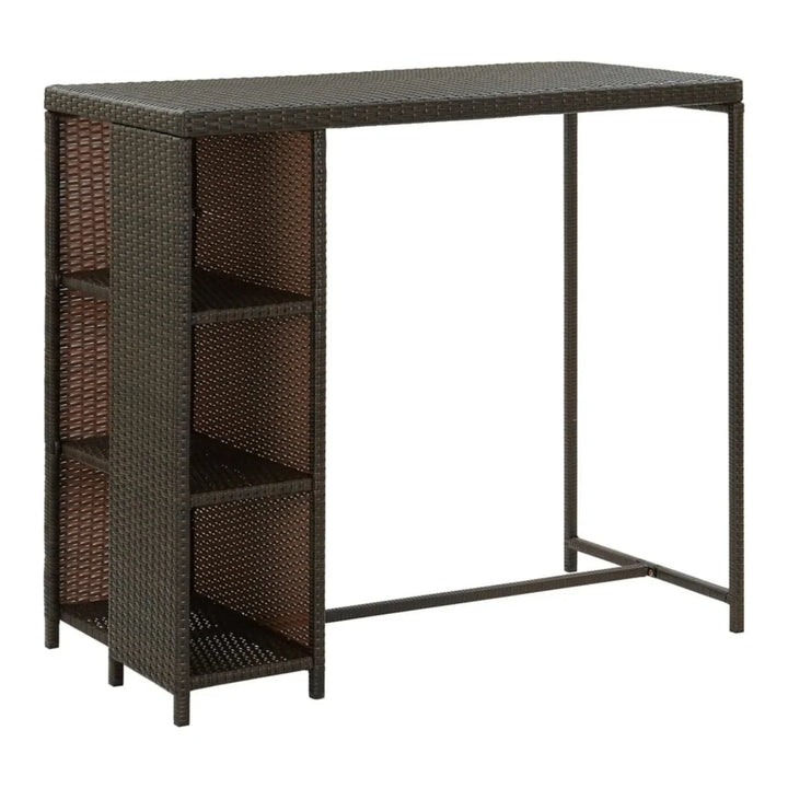 Maravilla Outdoor Rattan Wicker Bar Table with High-Top Design