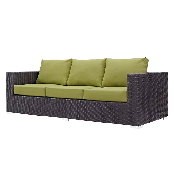 Tamara Outdoor All-Weather Wicker 3-Seater Sofa
