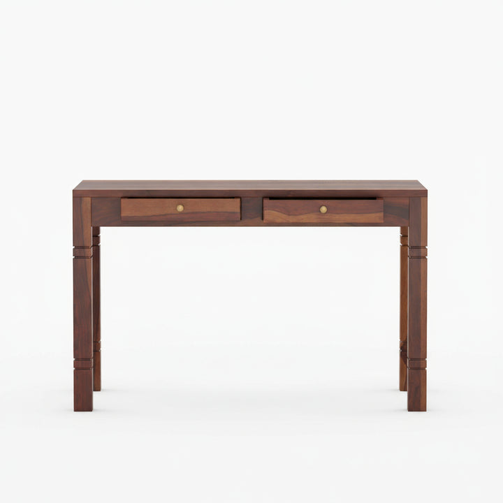 Aitana sheesham wood study table with drawers