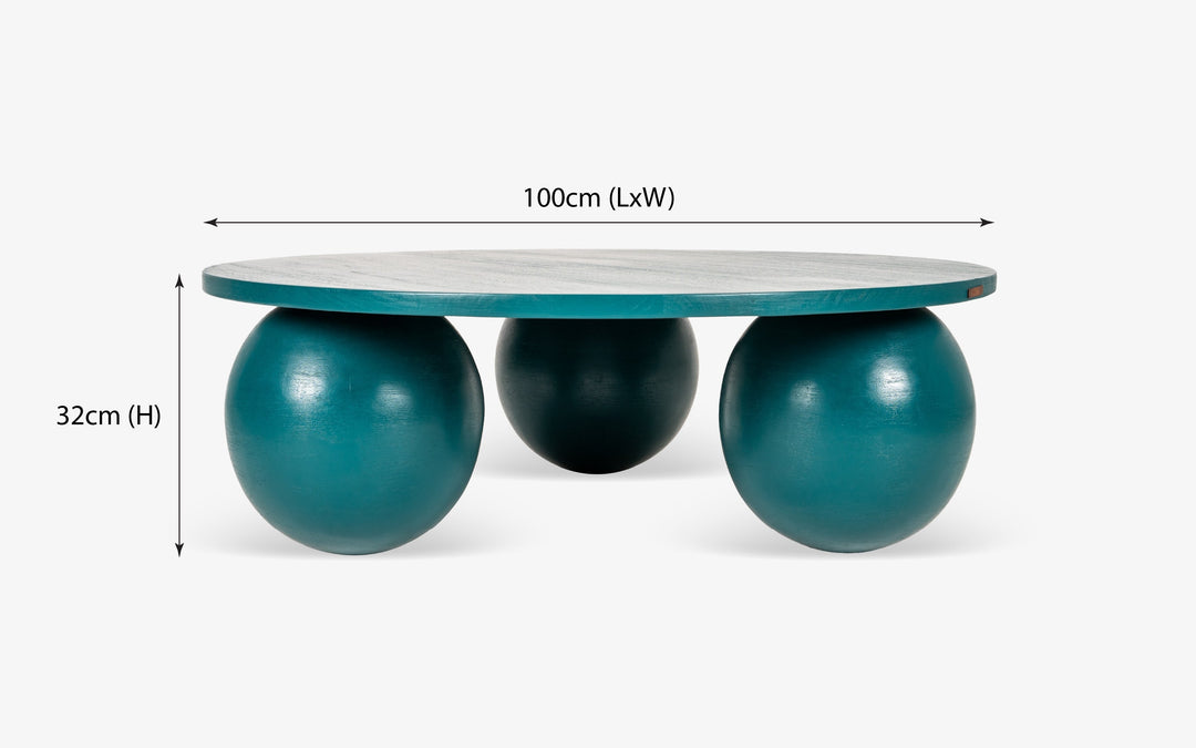 Raksha Green Coffee Table For Living Room