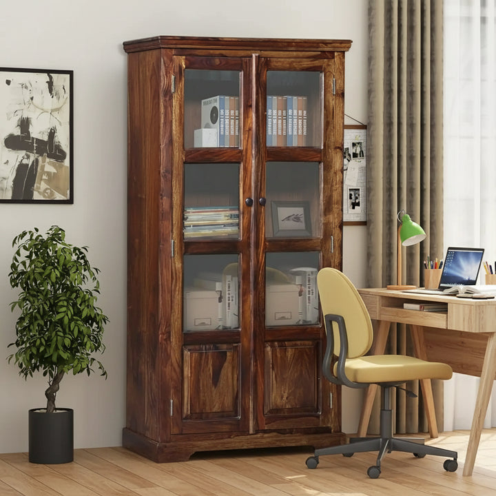 Alicia Solid Wood Bookshelf