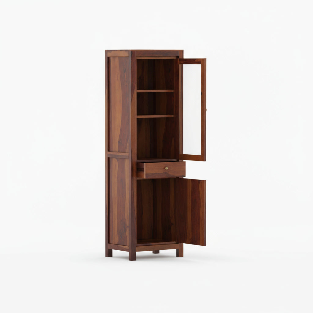 Anabel Sheesham wood crockery unit