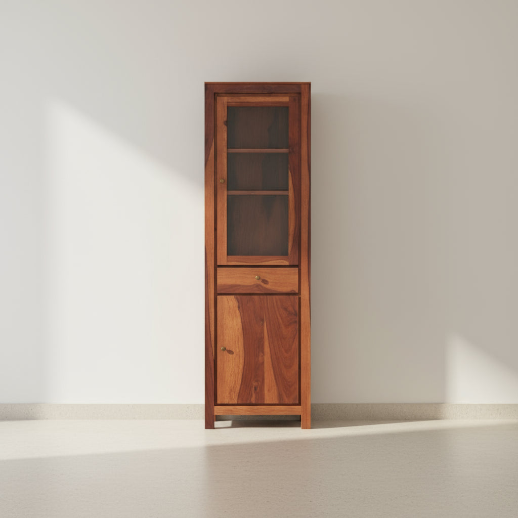Anabel Sheesham wood crockery unit