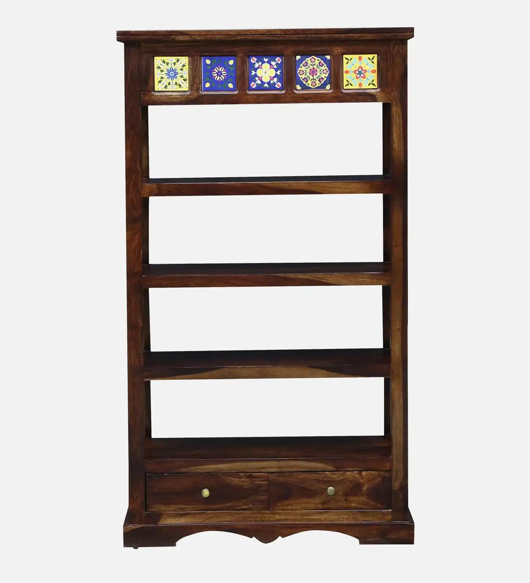 Alma Solid Sheesham Wood Book Shelf