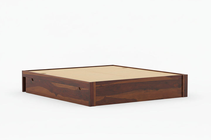 Aristeo Sheesham wood Drawer Storage Bed - King Size