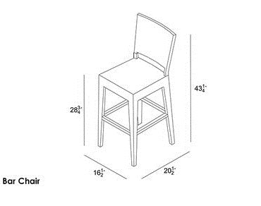 Napo Outdoor Patio Bar Sets 6 Chairs and 1 Table (Black)