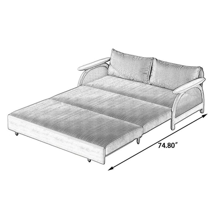 Dam Fabric Sofa Come Bed With Underneath Storage