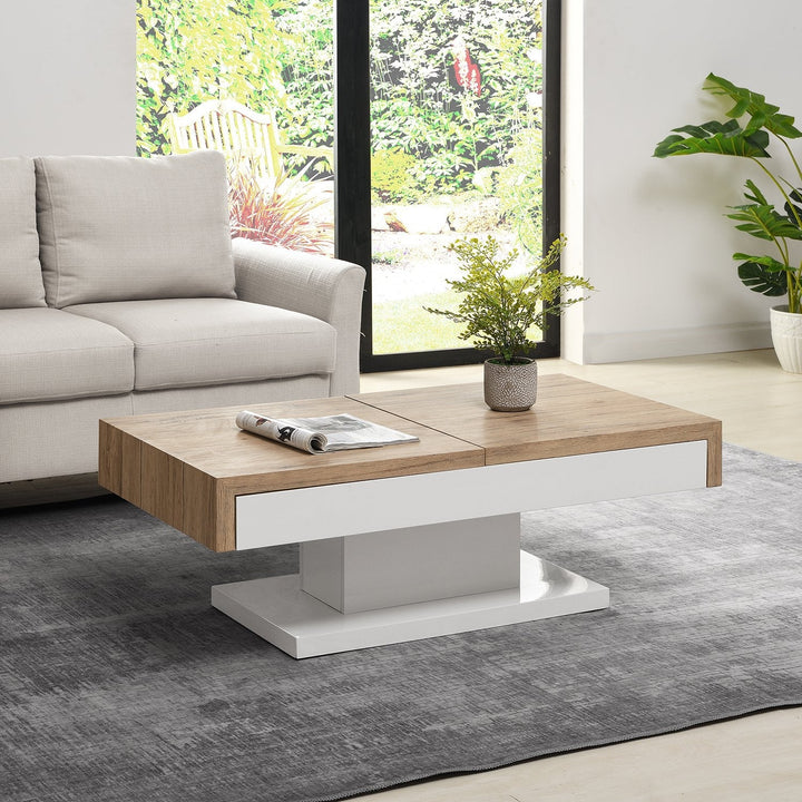 Blythe Two Block Sliding Storage Coffee Table Coffee Tables & Nesting Tables