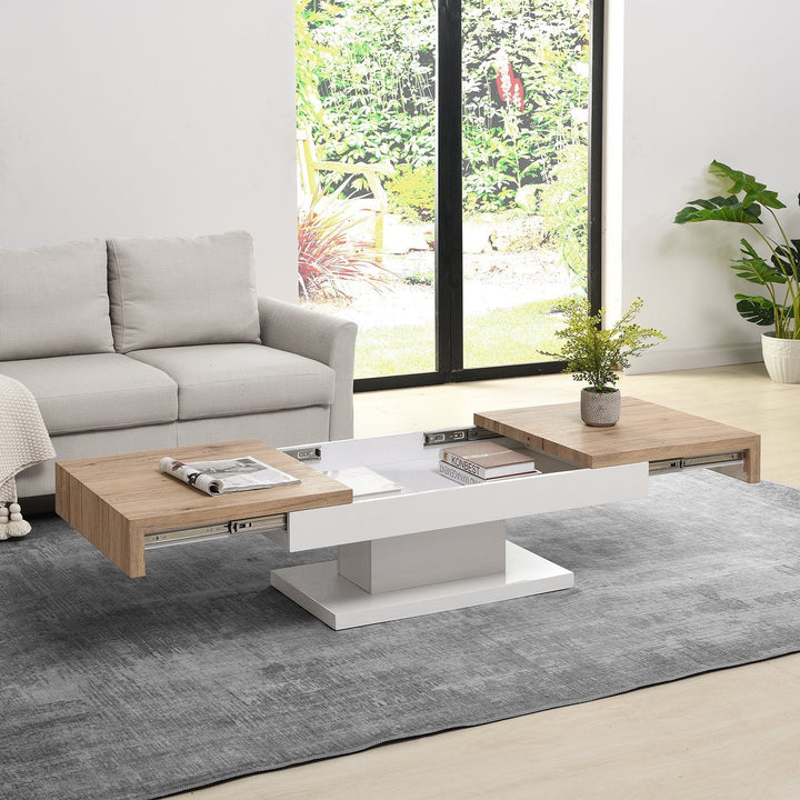 Blythe Two Block Sliding Storage Coffee Table Coffee Tables & Nesting Tables