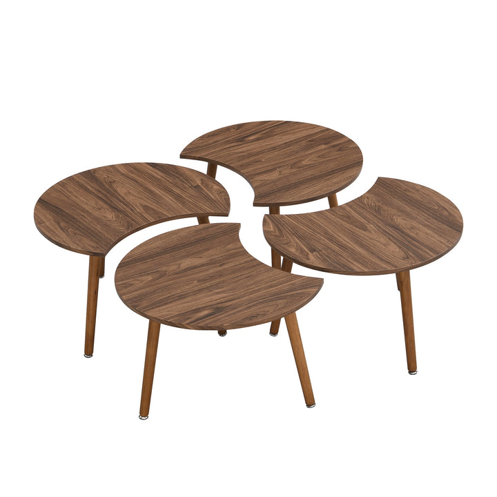 Monza 4-in-1 Walnut Effect Coffee Table Coffee Tables & Nesting Tables