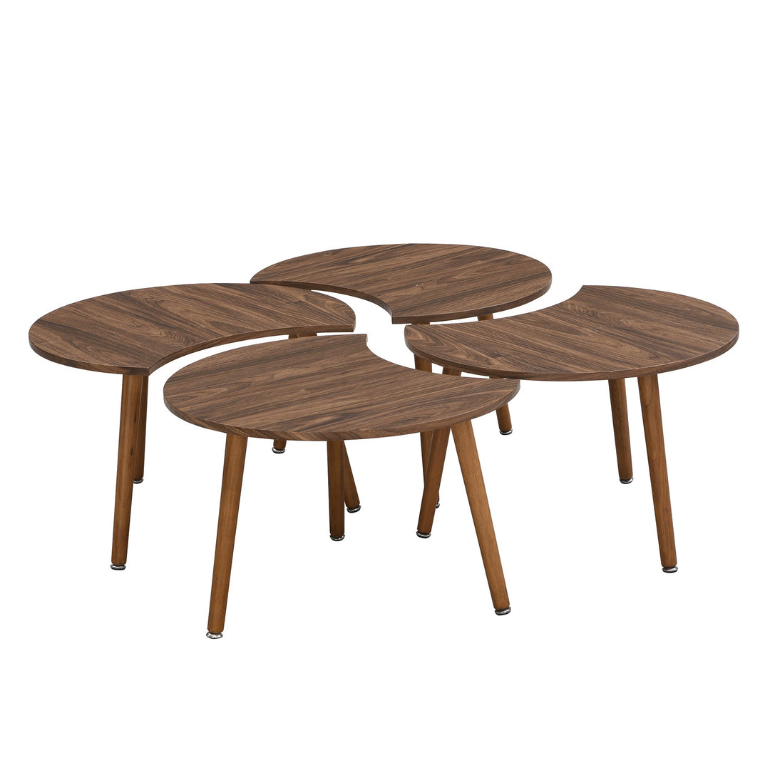 Monza 4-in-1 Walnut Effect Coffee Table Coffee Tables & Nesting Tables