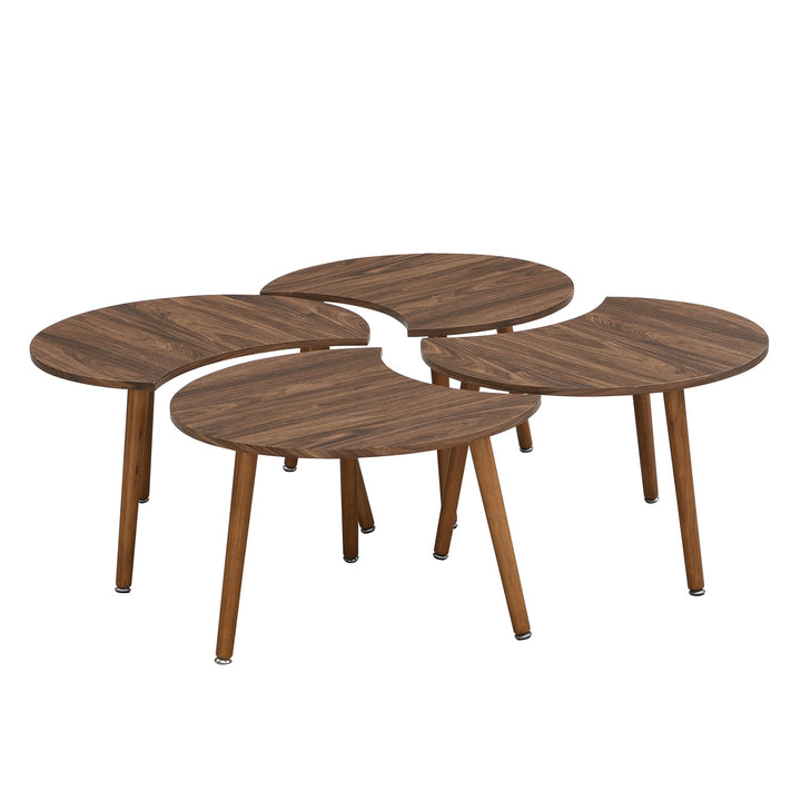 Monza 4-in-1 Walnut Effect Coffee Table Coffee Tables & Nesting Tables