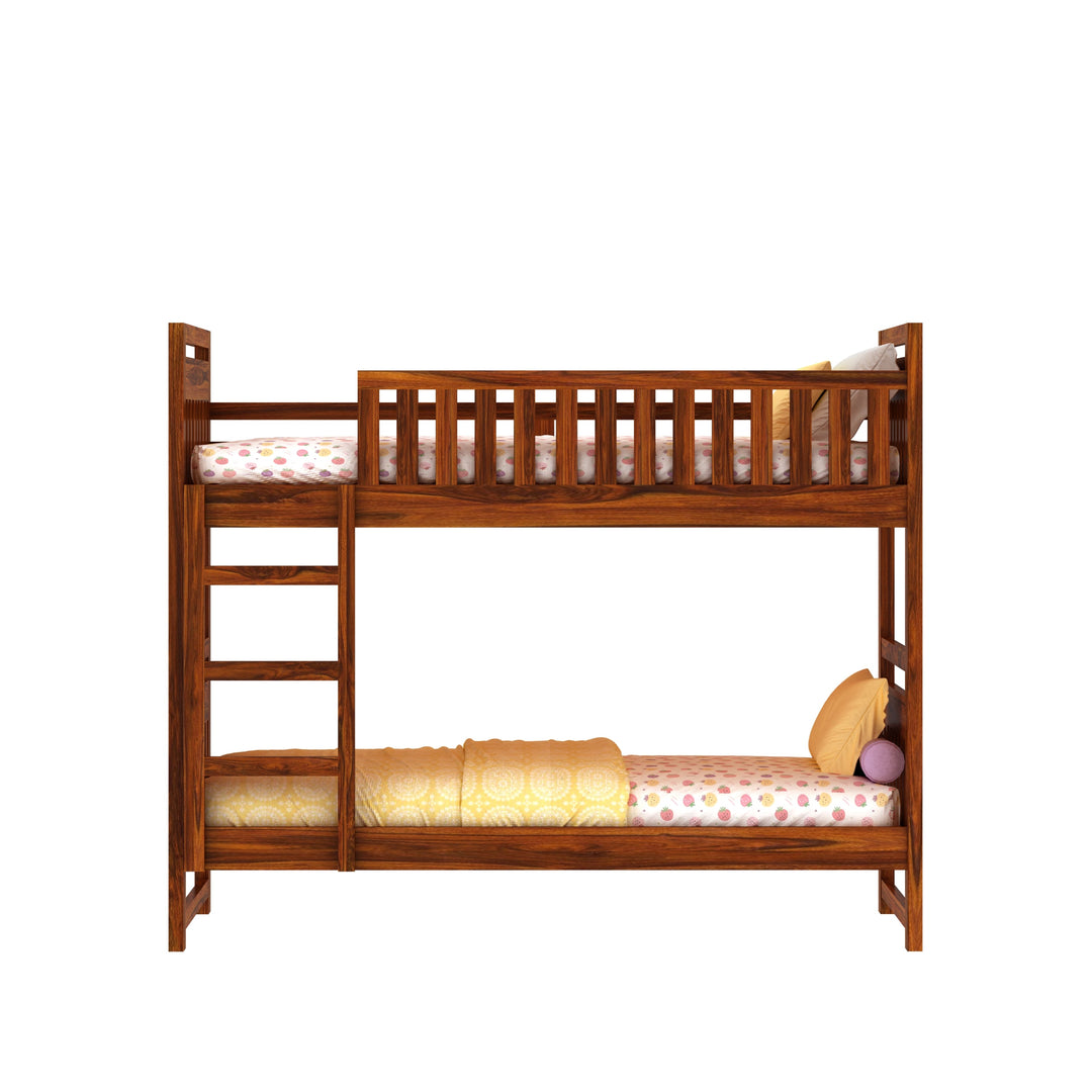 Victoria Solid Sheesham Wood Bunk Bed Without Storage