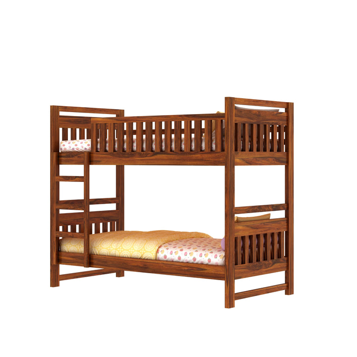 Victoria Solid Sheesham Wood Bunk Bed Without Storage