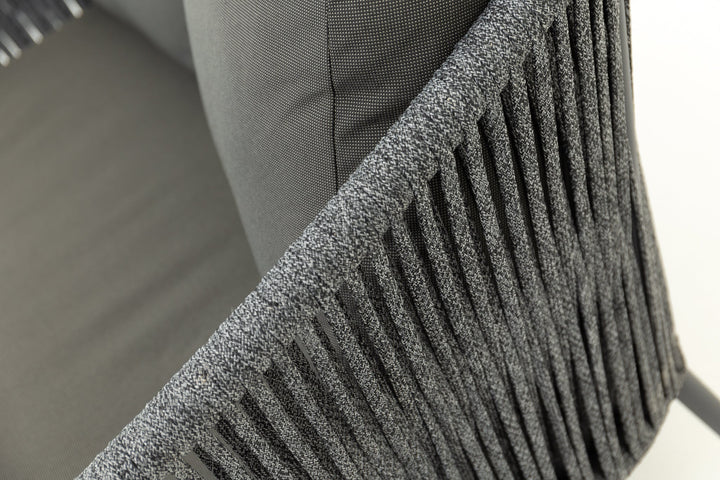 Pirlo Outdoor Patio Bar Sets 4 Chairs and 1 Table (Dark Grey)