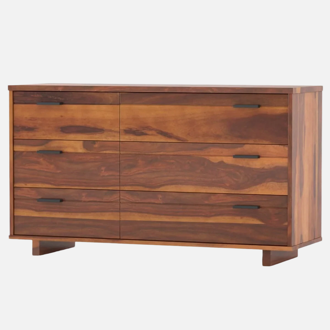 Mercedes sheesham wood chest of drawers
