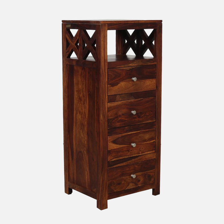 Marisol sheesham wood chest of drawers